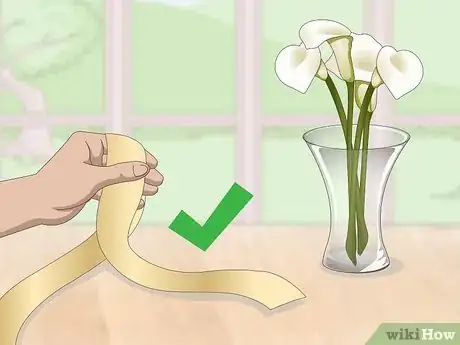 Image titled Decorate a Flower Vase with a Ribbon Step 1