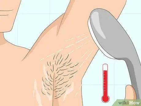 Image titled Remove Armpit Hair Step 1