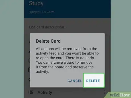 Image titled Delete Trello Cards Step 6