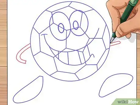 Image titled Draw a Soccer Ball Step 19