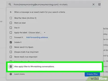 Image titled Create a Filter in Gmail Step 4