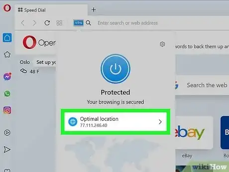 Image titled Turn on the Built‐In VPN for Opera Browser Step 7