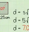 Calculate a Diagonal of a Square