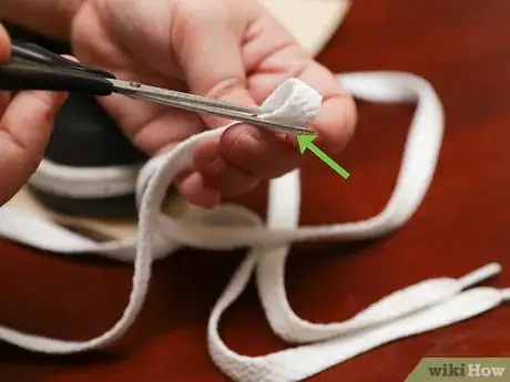 Image titled Shorten Shoe Laces Step 4