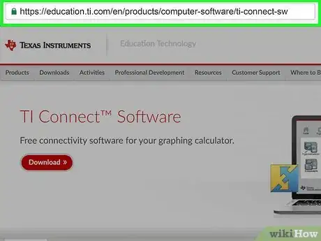 Image titled Download Games Onto a Graphing Calculator Step 1