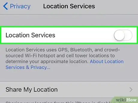 Image titled Turn Off GPS on the iPhone Step 4