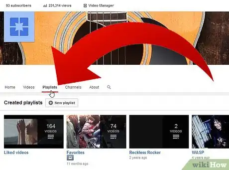 Image titled Change a Public Playlist into a Private Playlist on YouTube Step 2