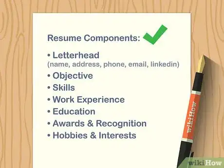 Image titled Make a Resume Step 1