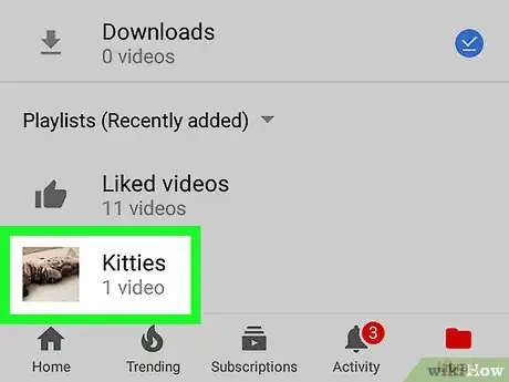 Image titled Delete a YouTube Playlist on Android Step 3