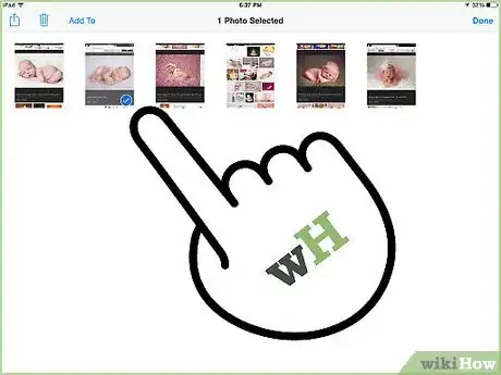 Image titled Rearrange Photos in an iPad Photo Album Step 7