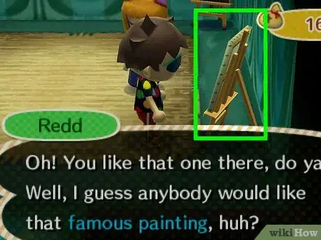 Image titled Check if Crazy Redd's Paintings are Real or Fake in Animal Crossing_ New Leaf Step 3