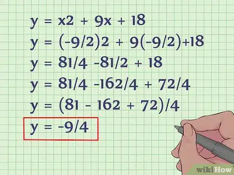 Image titled Find the Vertex of a Quadratic Equation Step 3