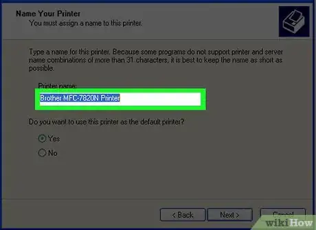 Image titled Add a Network Printer in Windows XP Step 5