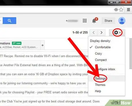 Image titled Create an Autoresponder for Gmail Step 2