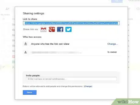 Image titled Upload and Share a Spreadsheet on Google Docs Step 10