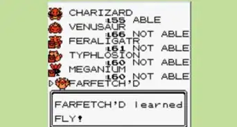 Get Fly in Pokémon Crystal