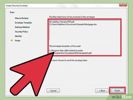 Image titled Create a Password Protected PDF Document in Adobe Acrobat (Using a Security Envelope) Step 7