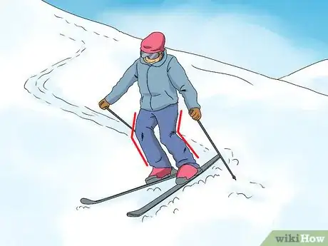 Image titled Turn when Skiing Step 7