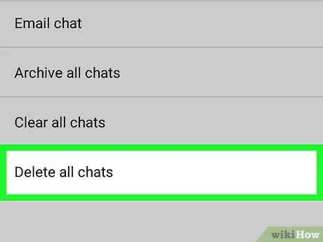 Image titled Delete All Media on WhatsApp Step 12