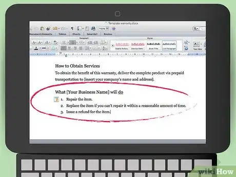 Image titled Draft a Warranty Step 9