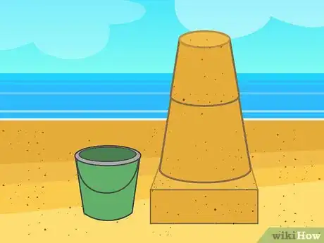 Image titled Build a Big Sandcastle Step 13