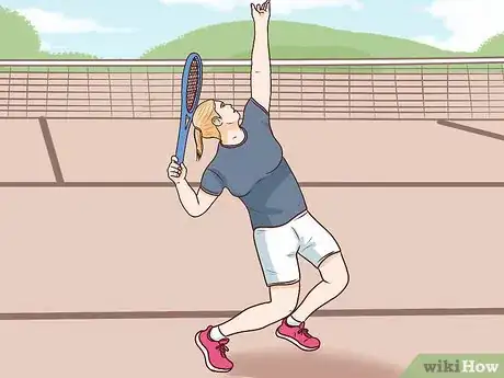 Image titled Hit a Kick Serve in Tennis Step 6