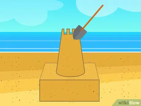 Image titled Build a Big Sandcastle Step 14