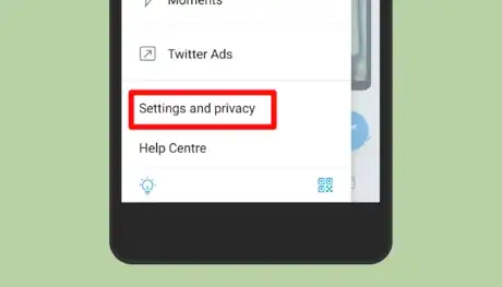Image titled Twitter android; settings.png