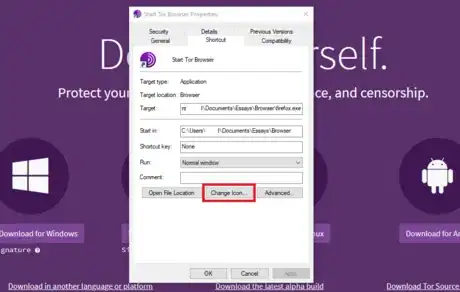 Image titled Tor click Change Icon.png