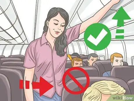 Image titled Practice Airplane Etiquette Step 10