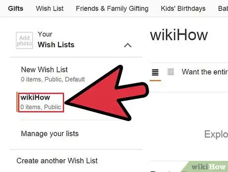 Image titled Create an Amazon Wishlist Step 7