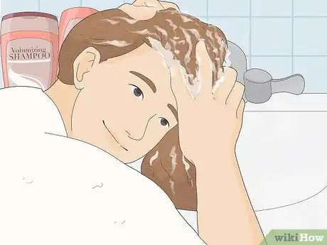 Image titled Wash Hair in a Sink Step 9