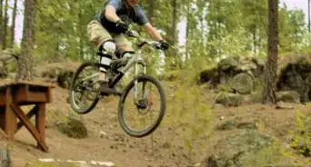 Ride Off a Drop on a Mountain Bike