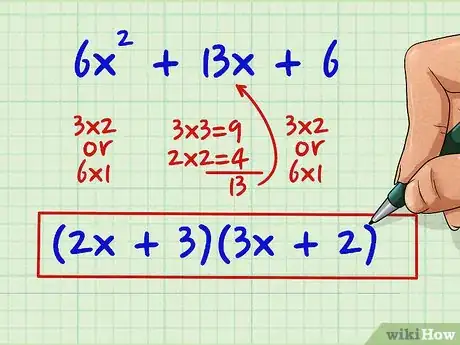 Image titled Factor Second Degree Polynomials (Quadratic Equations) Step 2