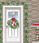 Hang Garland Around Your Front Door