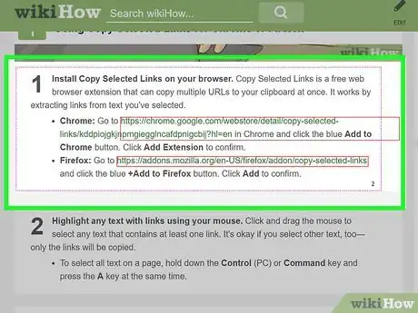 Image titled Copy Multiple Links at Once Step 13