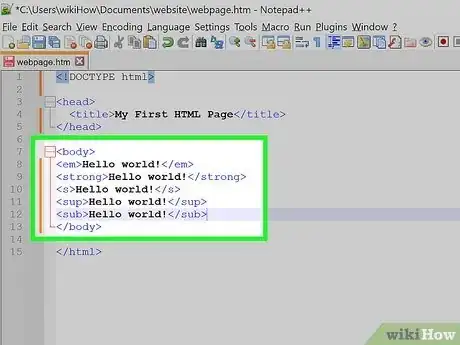 Image titled Learn HTML Step 7