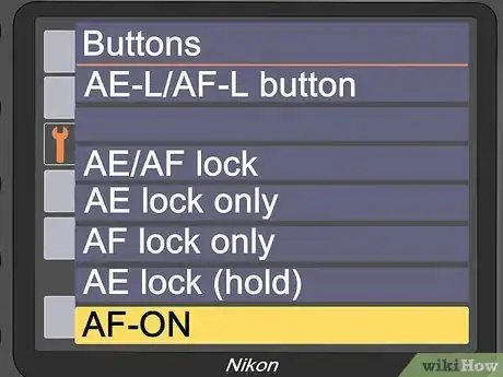 Image titled Switch Your Nikon Camera to Use Back Button Focus Step 6