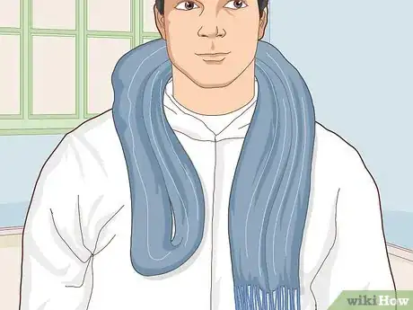 Image titled Wear a Scarf with a Hoodie Step 3