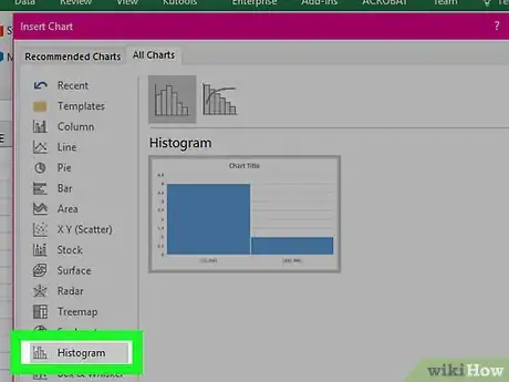 Image titled Create a Histogram in Excel Step 12