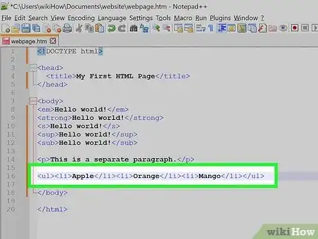 Image titled Learn HTML Step 9