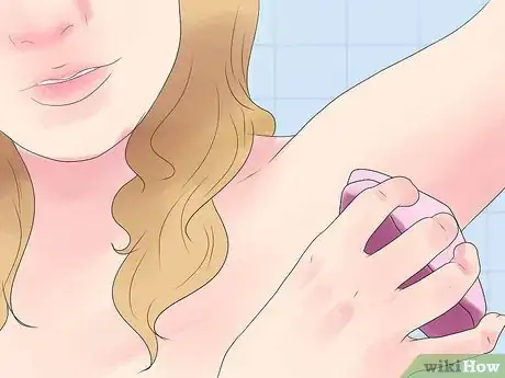 Image titled Shave Your Armpits Step 12