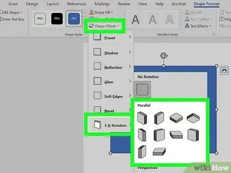 Image titled Create a 3D Object in Microsoft Word Step 8