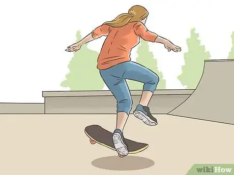 Image titled 180 on a Skateboard Step 13