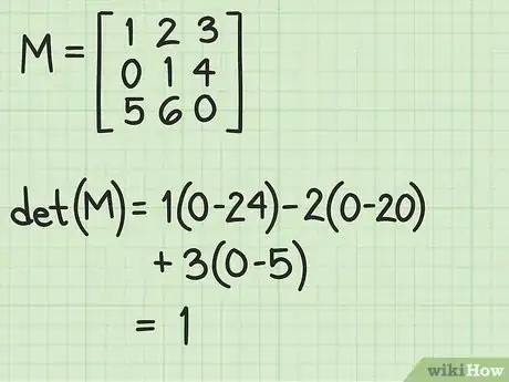 Image titled Find the Inverse of a 3x3 Matrix Step 1