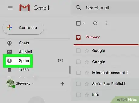 Image titled Check Junk Mail on Gmail on PC or Mac Step 4