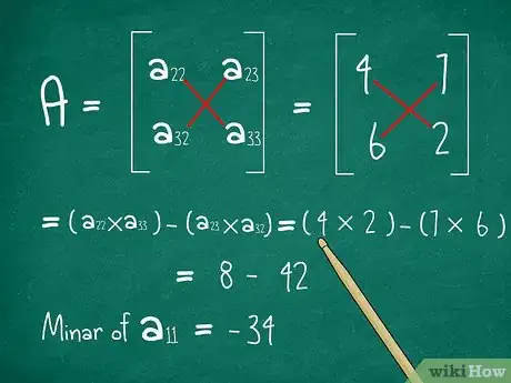 Image titled Find the Determinant of a 3X3 Matrix Step 4