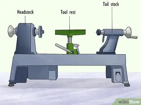 Image titled Use a Wood Lathe Step 4