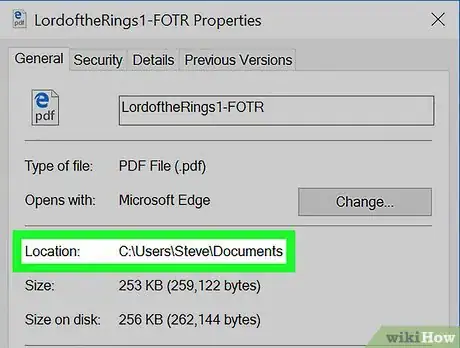 Image titled Find a File's Path on Windows Step 10