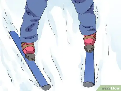 Image titled Turn when Skiing Step 2